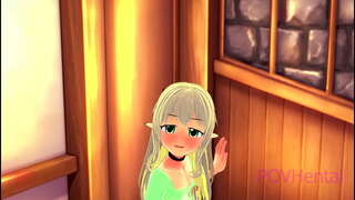 L&#039;ora del bagno con un elfo trappola